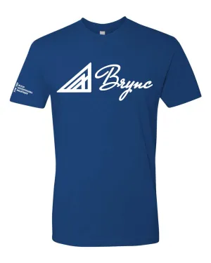 Brync Blue/White Logo Tee