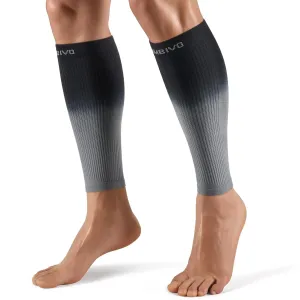 CAMBIVO Gradient Calf Compression Sleeves, 20-30 mmHg Medical Footless Compression Socks for Shin Splints, Leg Fatigue, Travel, Running, Standing & Daily Wear  Stylish & Comfortable Leg Support