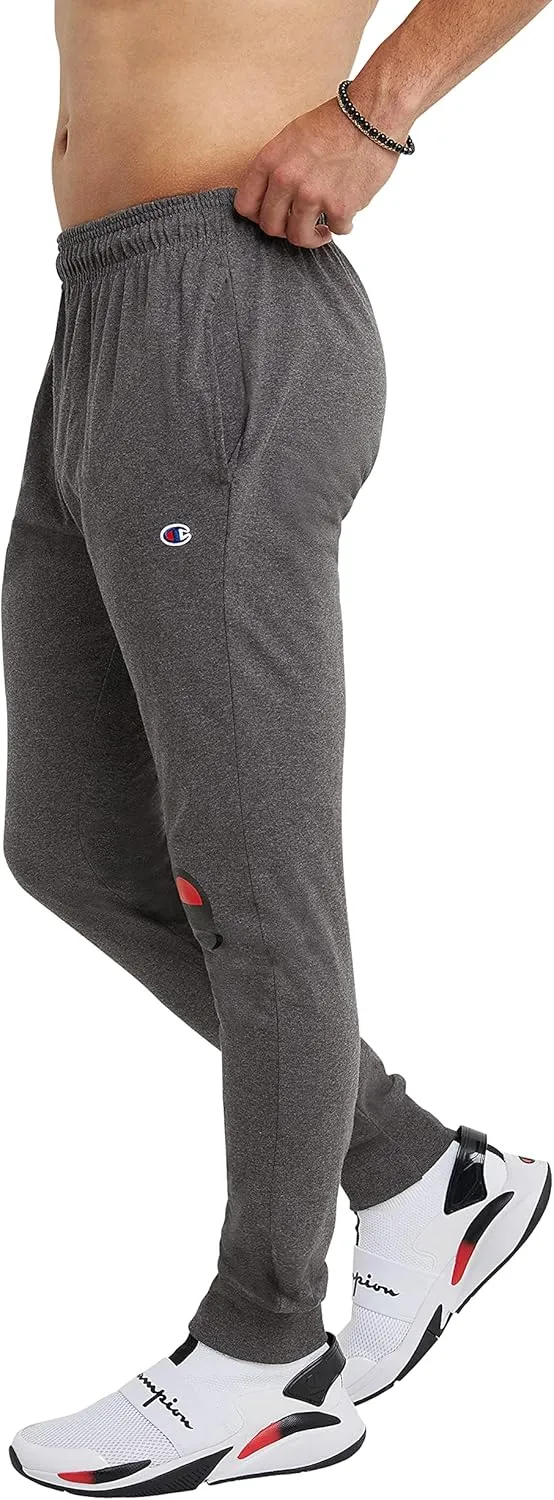 Champion Men's Joggers, Lightweight Lounge Pants, Jersey Graphic Pants for Men, 31"