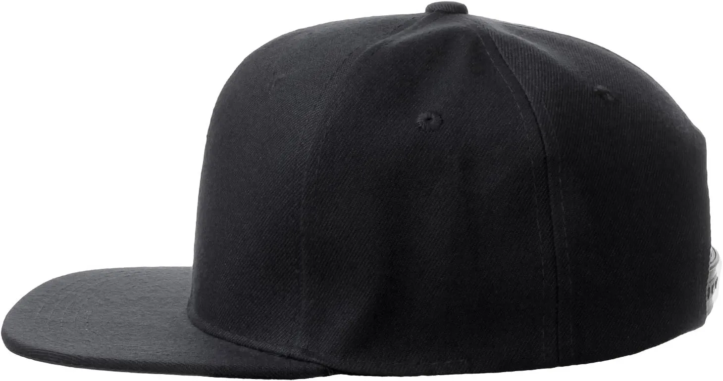 Daxton Classic Snapback Flat Bill Visor Vintage Custom Number Letter Hat Cap