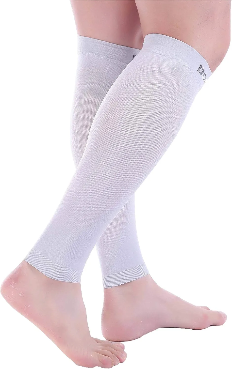 Doc Miller Compression Calf Sleeve for Men & Women, Premium Medical Grade, 20-30mmHg Graduated, Shin Splints, 1 Pair