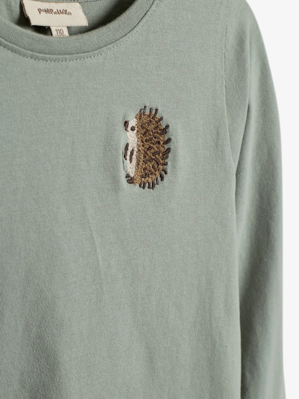 Hedgie Long Sleeve T-shirt - Kids - Light Green