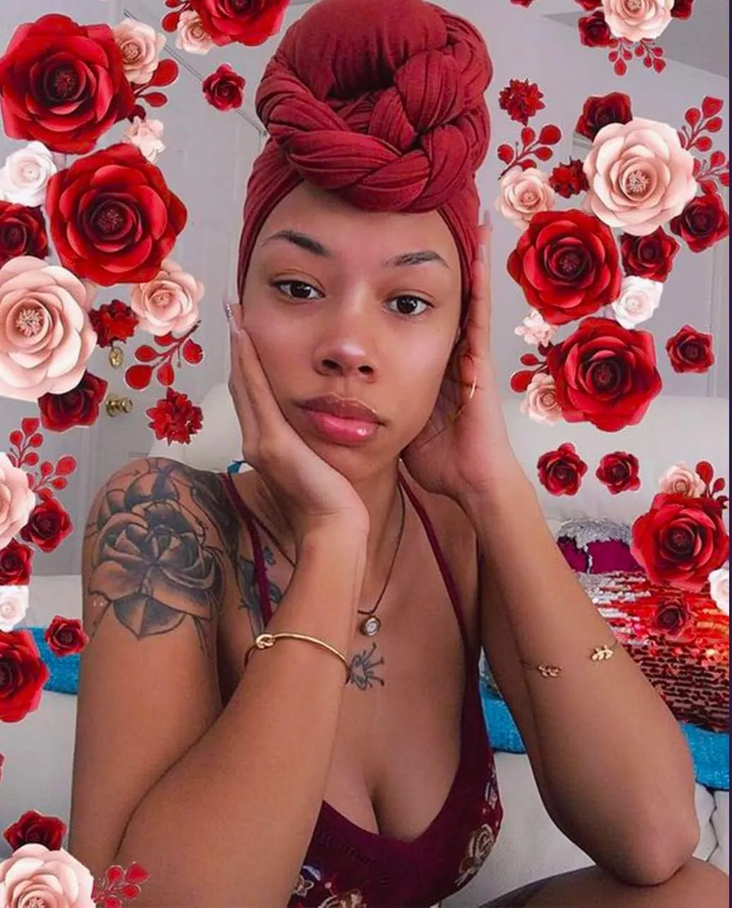 HOMELEX Head Wraps Turbans Stretch Jersey Knit Headwraps Wrap Turban Scarf Tie for Women