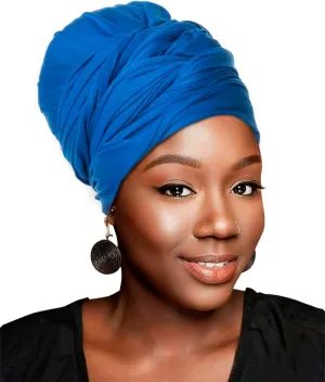 HOMELEX Head Wraps Turbans Stretch Jersey Knit Headwraps Wrap Turban Scarf Tie for Women