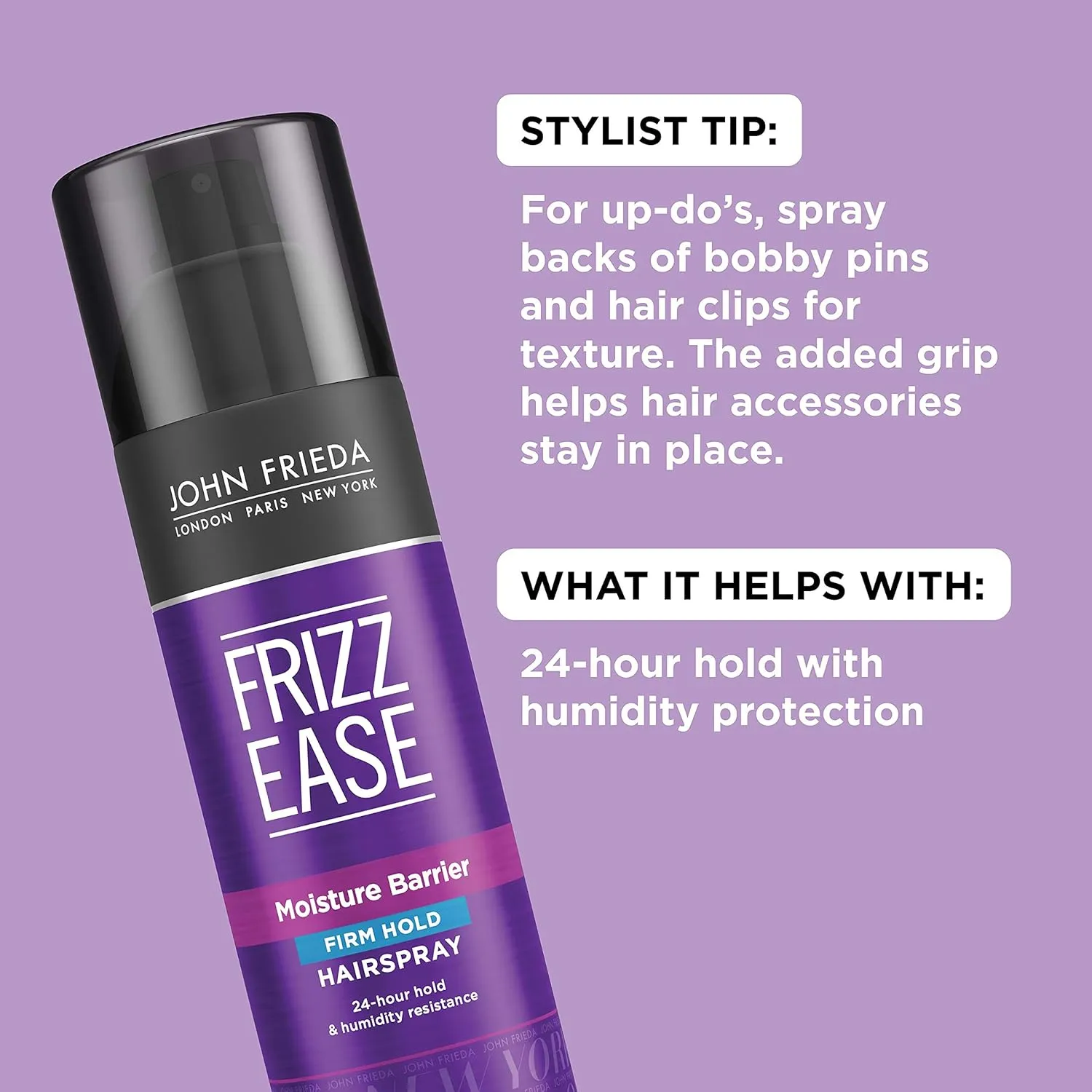 John Frieda Frizz-ease Moisture Barrier Hair Spray - 2 Oz