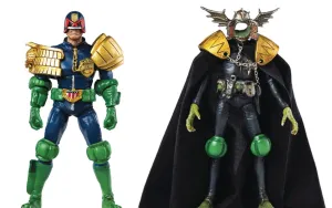Judge Dredd Gaze Into Fist Of Dredd PX 1/18 Scale Action Figure 2 Pack