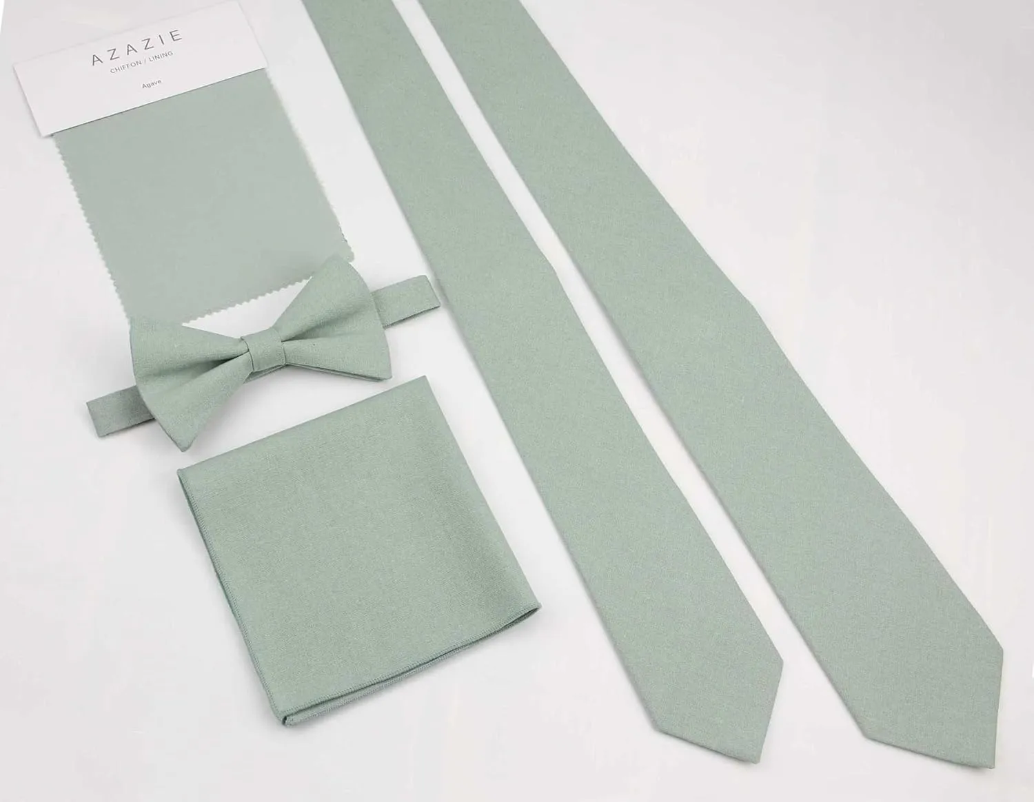 Linen Bow Ties for Men and Kids - Solid Color Pretied Bowties