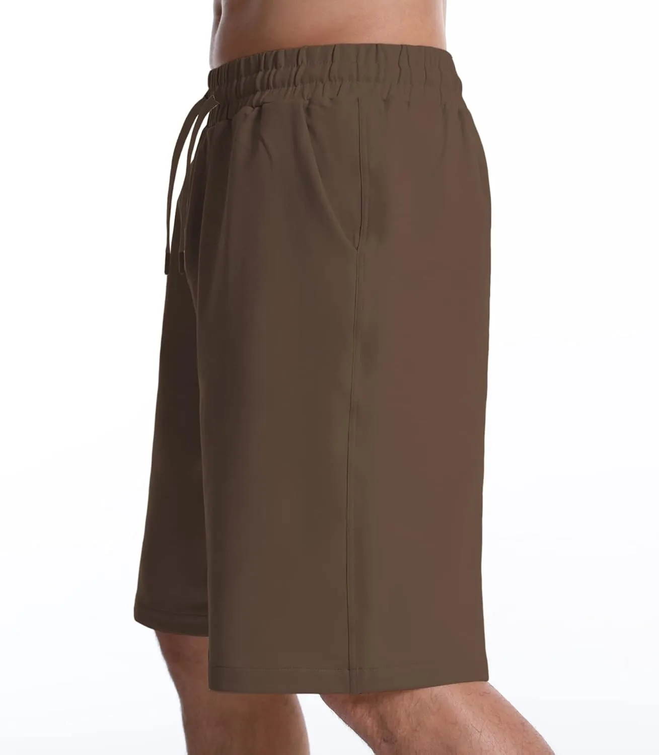 Men's Lounge Shorts with Deep Pockets Loose-fit Jersey Shorts for Running,Workout,Training, Basketball