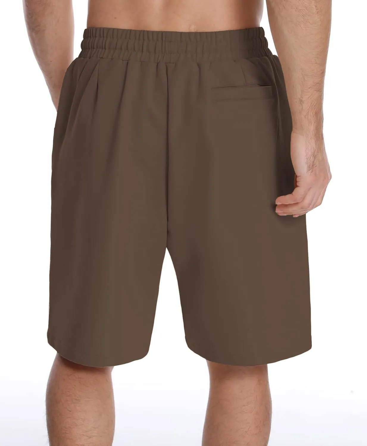 Men's Lounge Shorts with Deep Pockets Loose-fit Jersey Shorts for Running,Workout,Training, Basketball