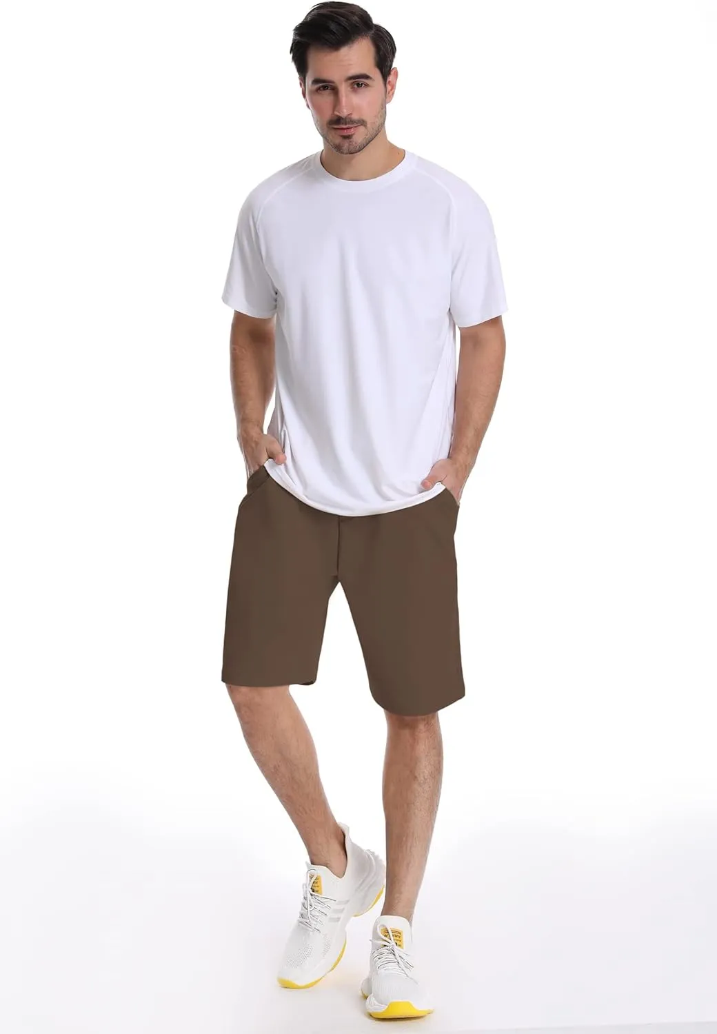 Men's Lounge Shorts with Deep Pockets Loose-fit Jersey Shorts for Running,Workout,Training, Basketball