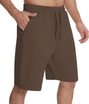 Men's Lounge Shorts with Deep Pockets Loose-fit Jersey Shorts for Running,Workout,Training, Basketball