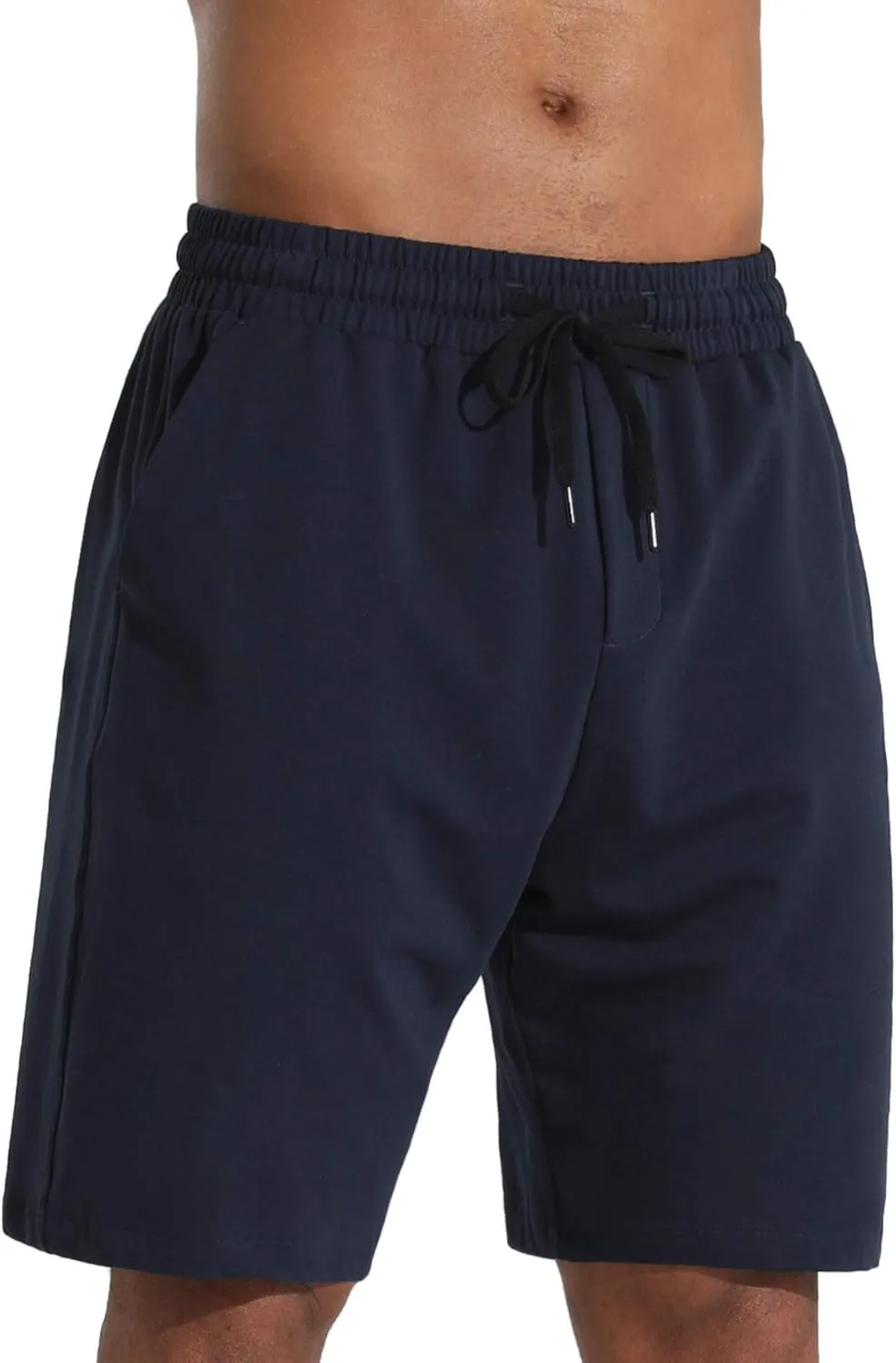 Men's Lounge Shorts with Deep Pockets Loose-fit Jersey Shorts for Running,Workout,Training, Basketball