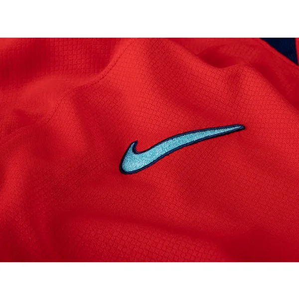 Nike England Raheem Sterling Away Jersey 22/23 w/ World Cup 2022 Patches (Challenge Red/Blue Void)