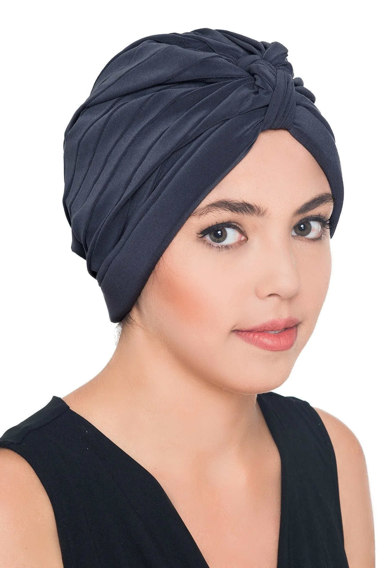 Pleated W Pattern Turban