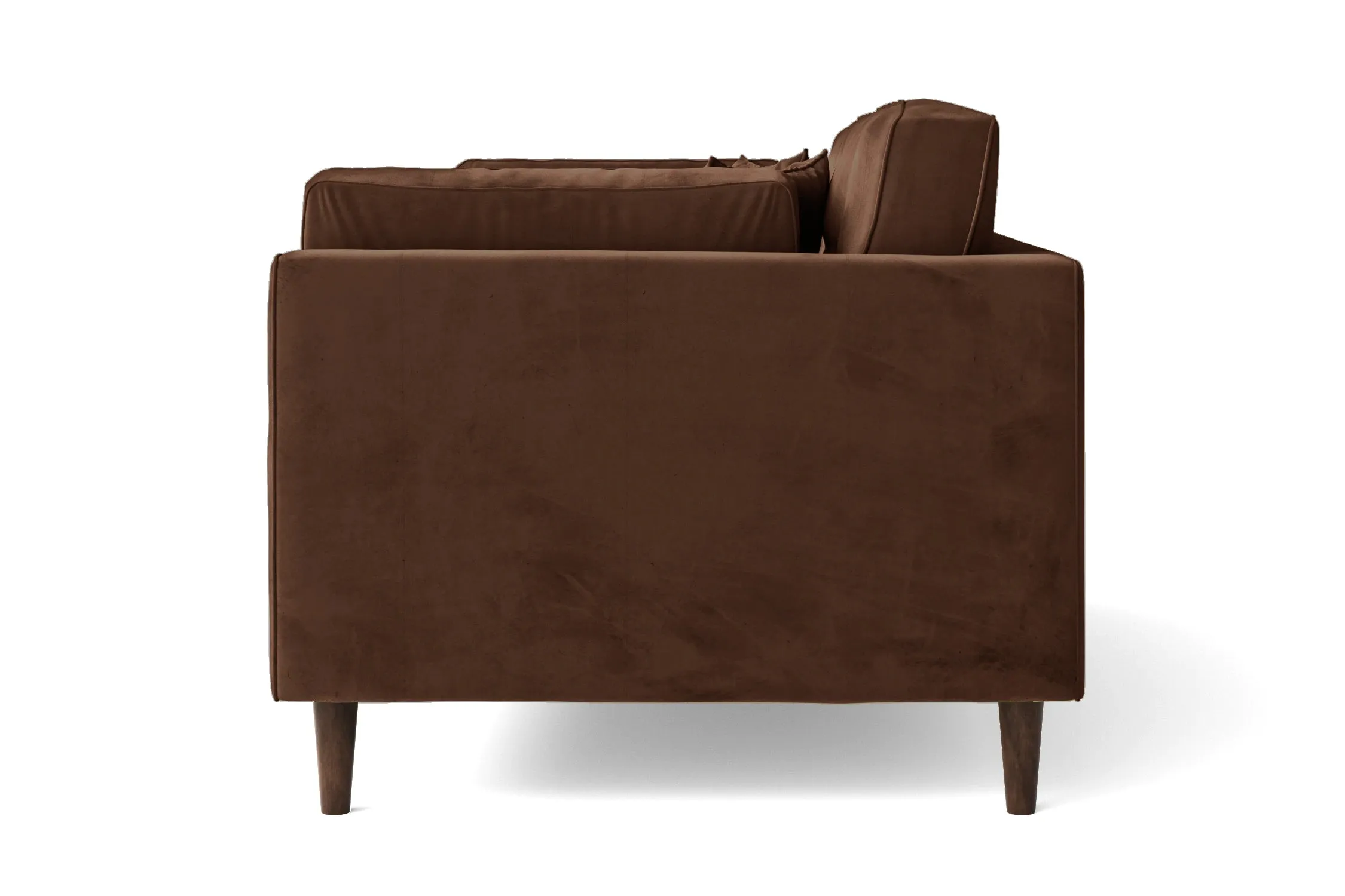 Ragusa Armchair Coffee Brown Velvet