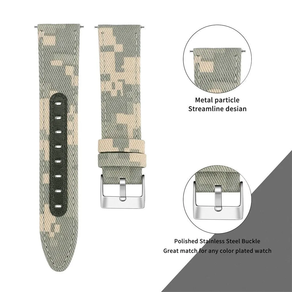 Smart Accessories Nylon Canvas Leather Replacement Band Strap For Samsung Watch Active 2 40/44mm 2020 Hot Sale Dropshipping|Smart Accessories|