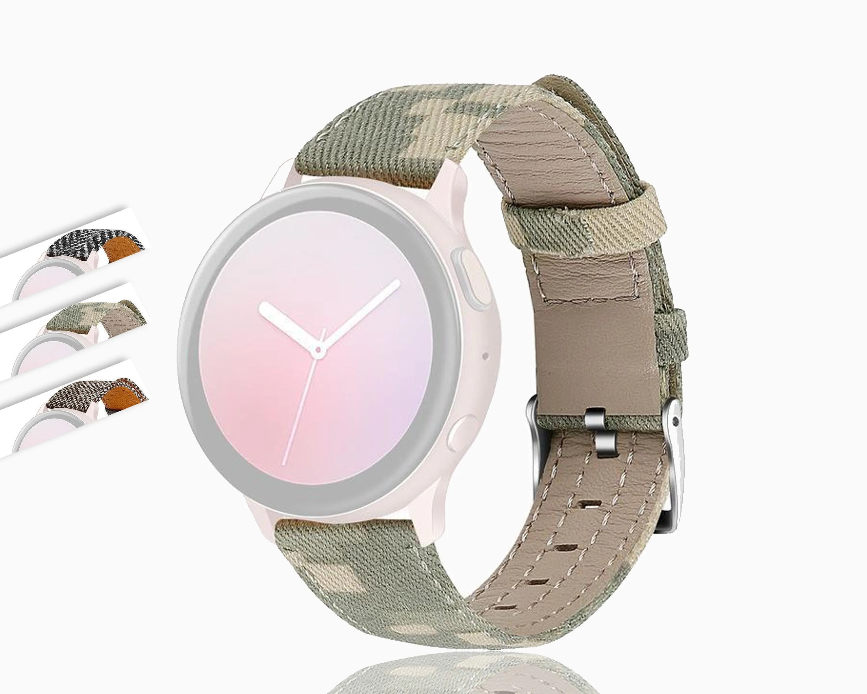 Smart Accessories Nylon Canvas Leather Replacement Band Strap For Samsung Watch Active 2 40/44mm 2020 Hot Sale Dropshipping|Smart Accessories|