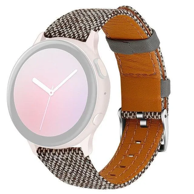 Smart Accessories Nylon Canvas Leather Replacement Band Strap For Samsung Watch Active 2 40/44mm 2020 Hot Sale Dropshipping|Smart Accessories|