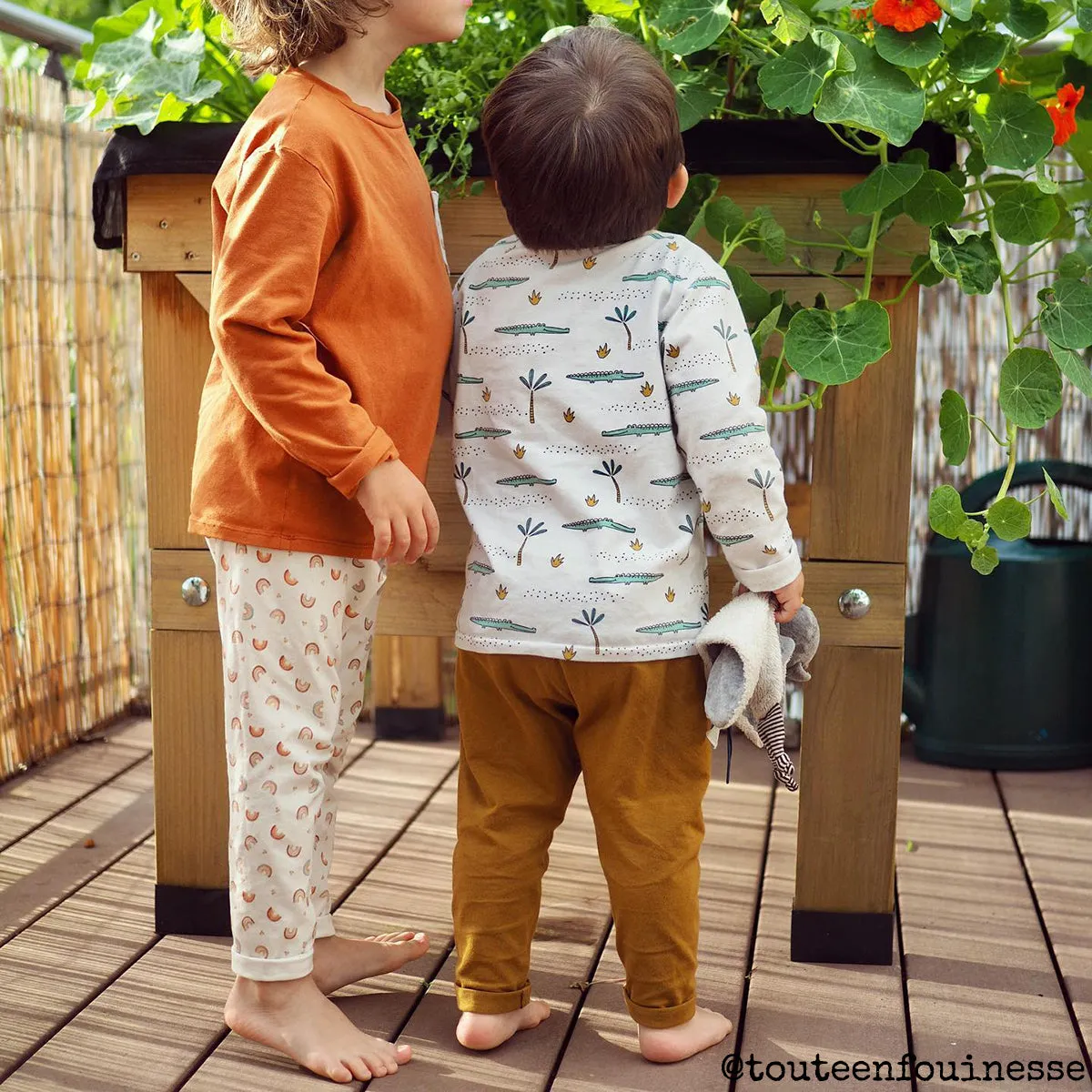 TOKYO LIMA Tee-shirt and leggings set - Baby 6M/4Y - PDF Sewing Pattern