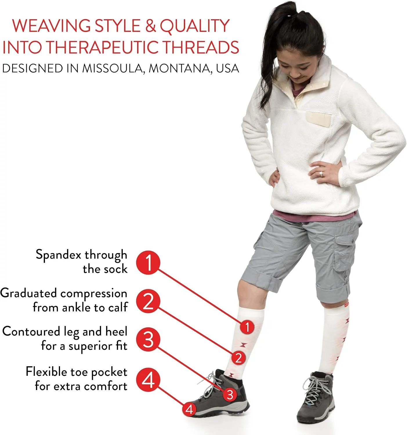 VIM & VIGR Cotton 15-20 mmHg Graduated Compression Socks for Women & Men (Heathered Navy, Small/Medium (1))