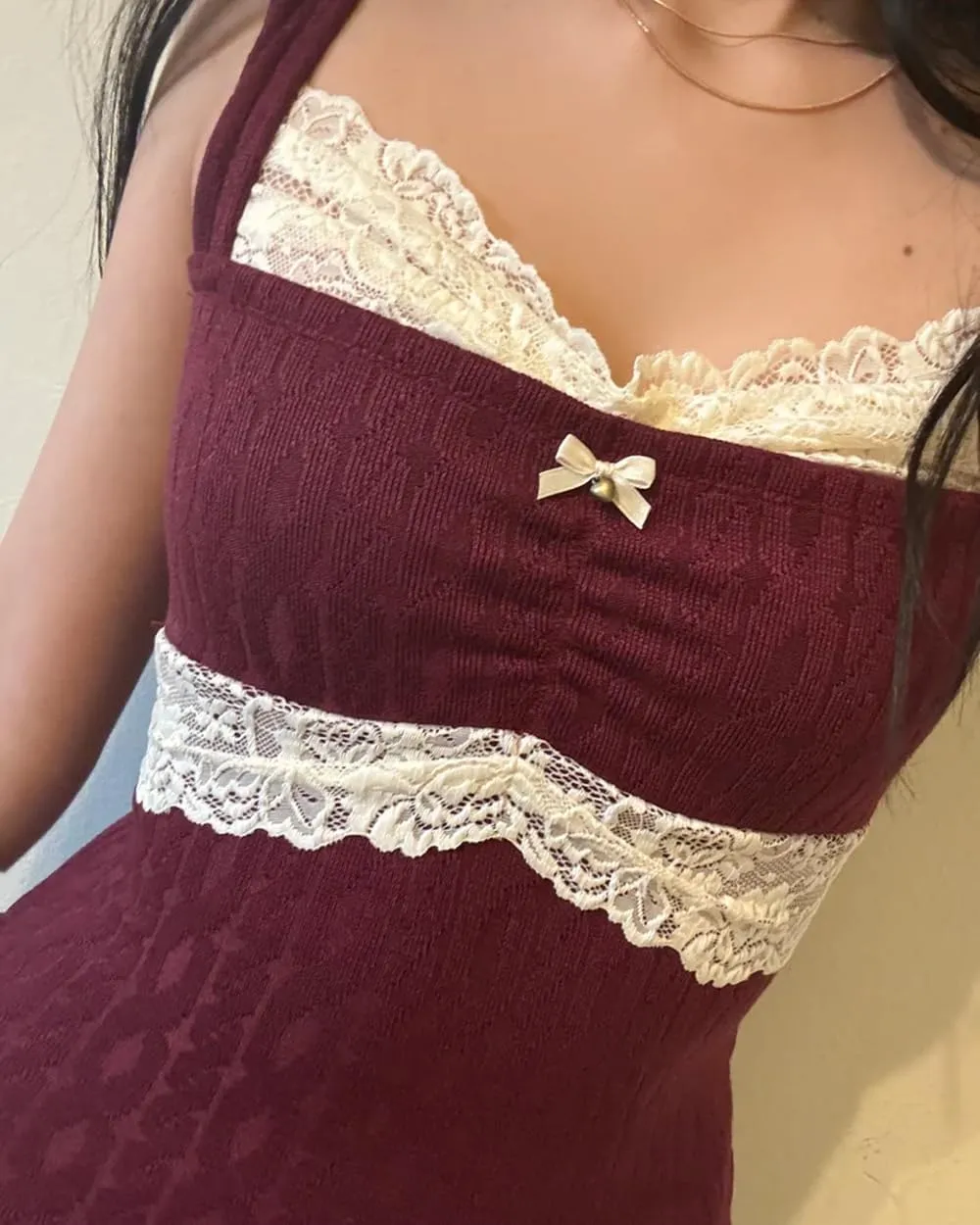Women Y2K Vintage Lace Trim Cami Top 2000s Aesthetic Slim Fit Milkmaid Vest Cottage Crop Tank Top Coquette Clothes